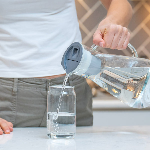 64 oz Glass Water Filter Pitcher – Hydros