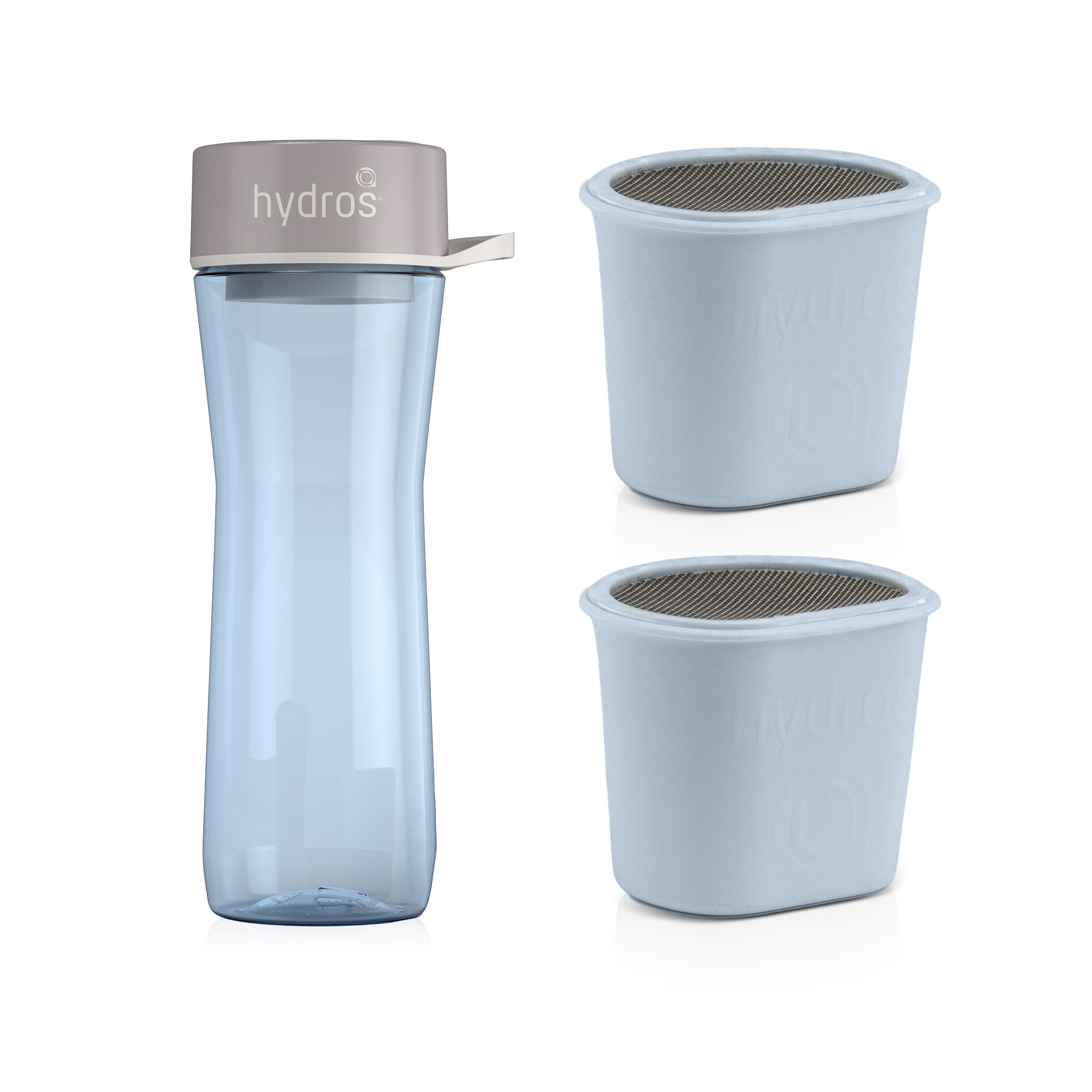 20 oz Water Filter Bottle + Extra Filters Bundle