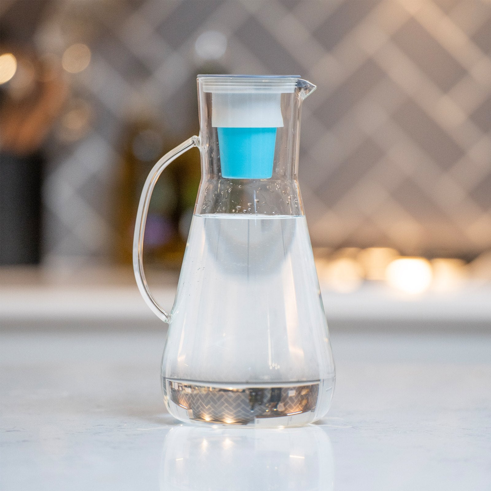 64 oz Glass Water Filter Pitcher