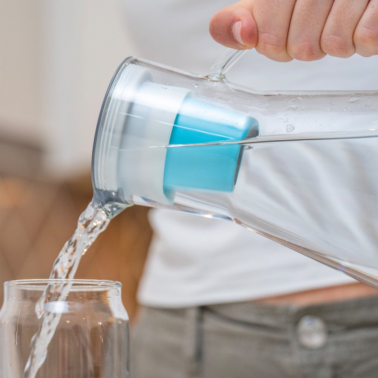 64 oz Glass Water Filter Pitcher