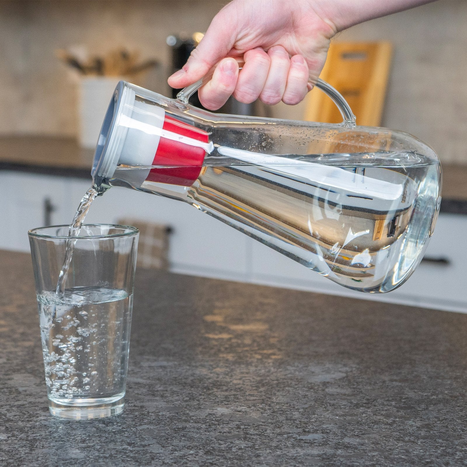 64 oz Glass Water Filter Pitcher