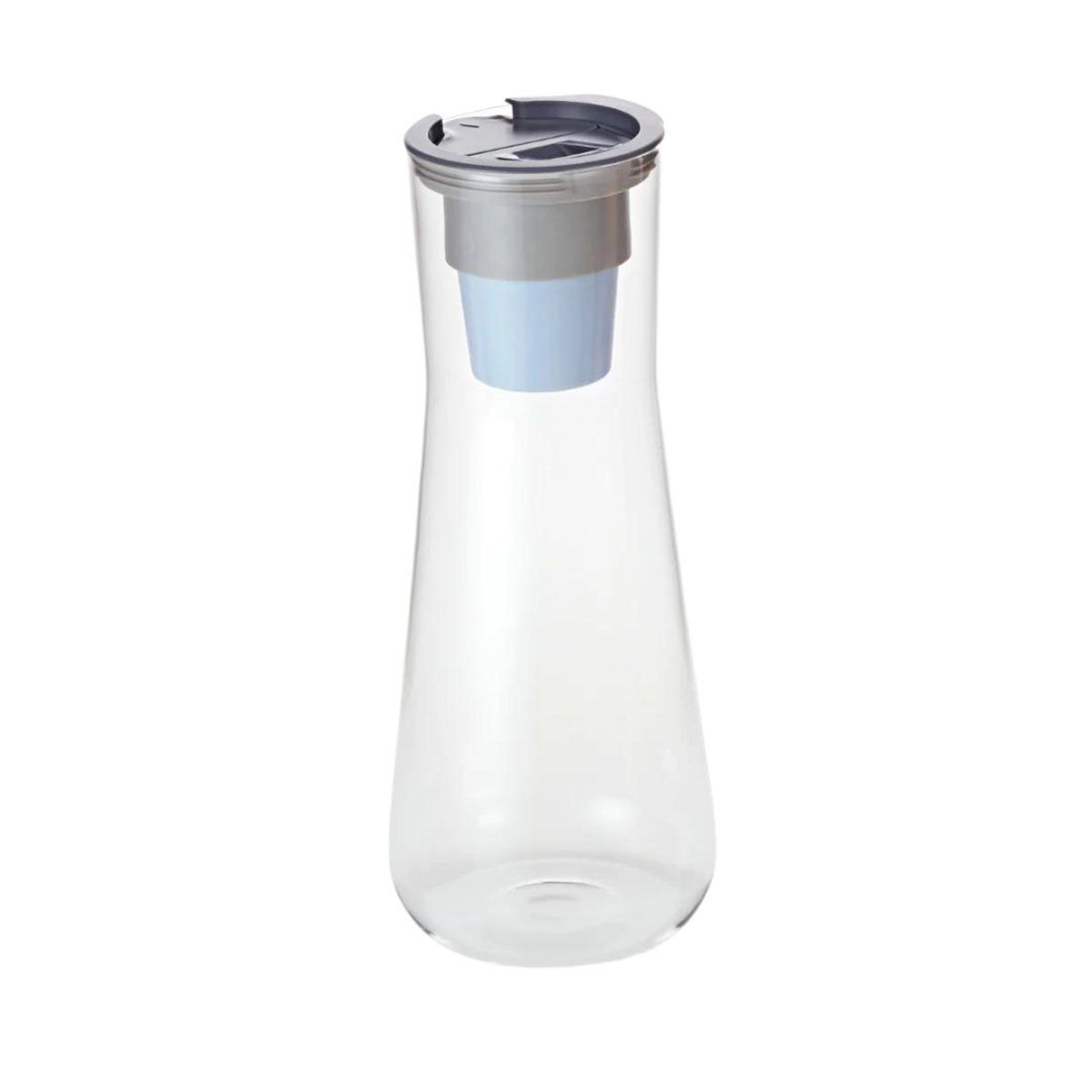 40oz Glass Slim Pitcher with Water Filter